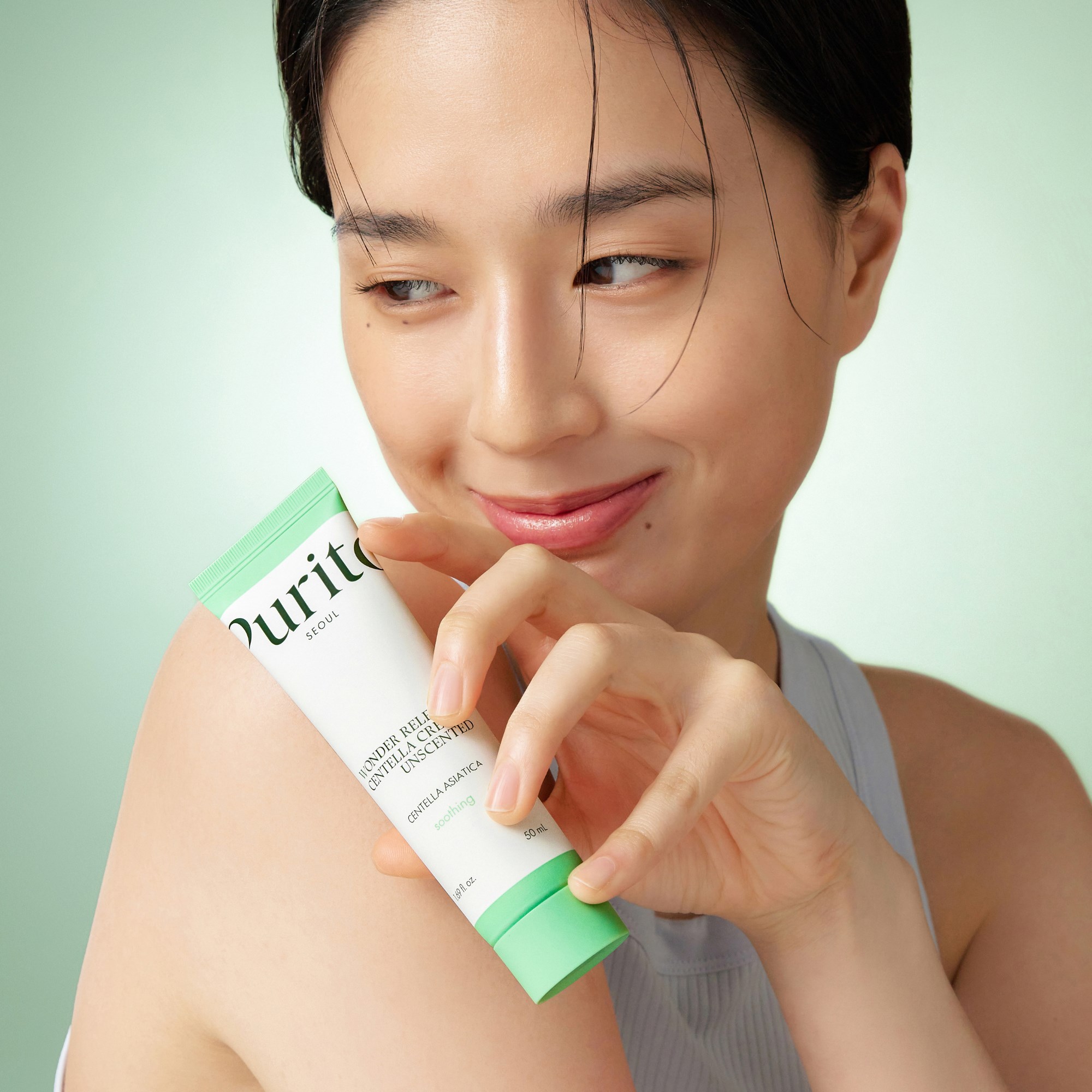 Purito Wonder Releaf Centella Cream Unscented 50 ml (obrázok 3)