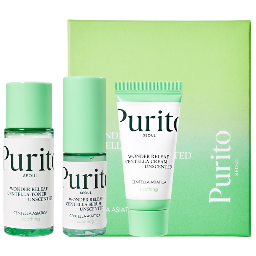 Purito Wonder Releaf Centella Mini Kit Unscented billede