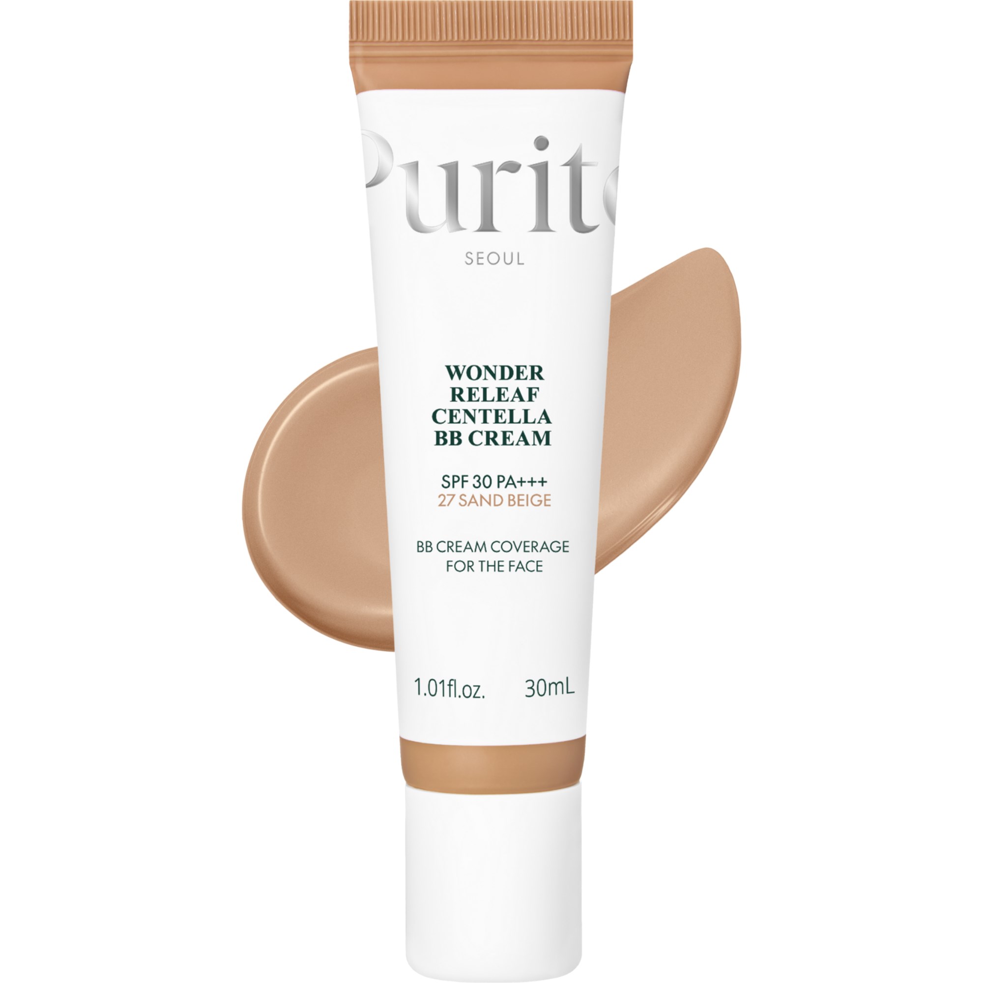 Alternativ bild 1 för Purito SEOUL - Cica Clearing BB Cream (#27) Sand Beige