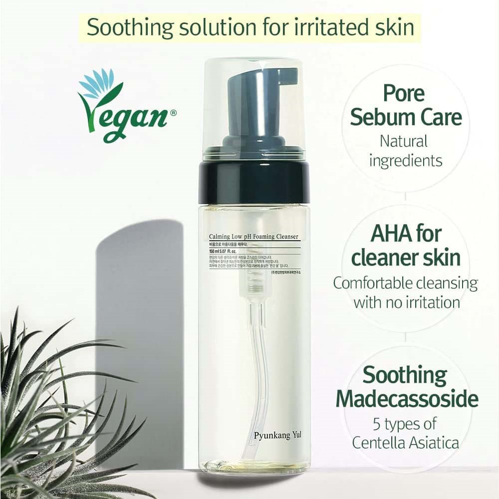 Pyunkang Yul Calming Low pH Foaming Cleanser 150 ml (obrázok 4)