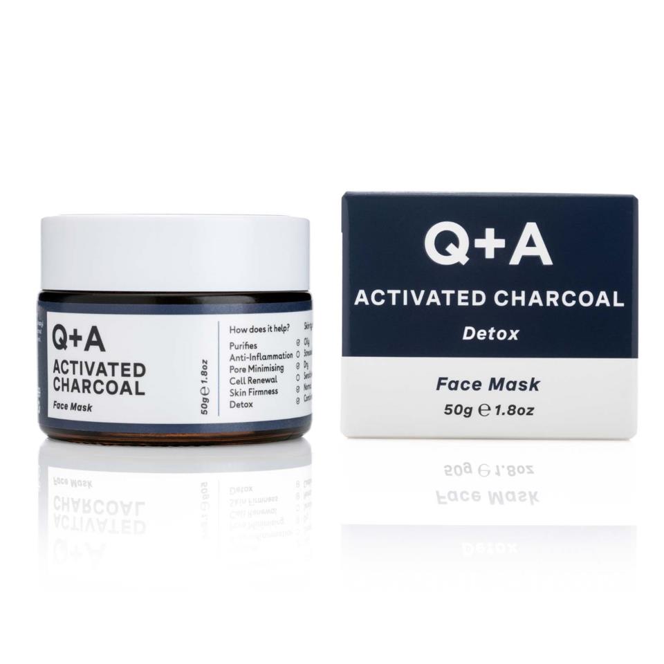 Q+A Activated Charcaol Face Mask 50g