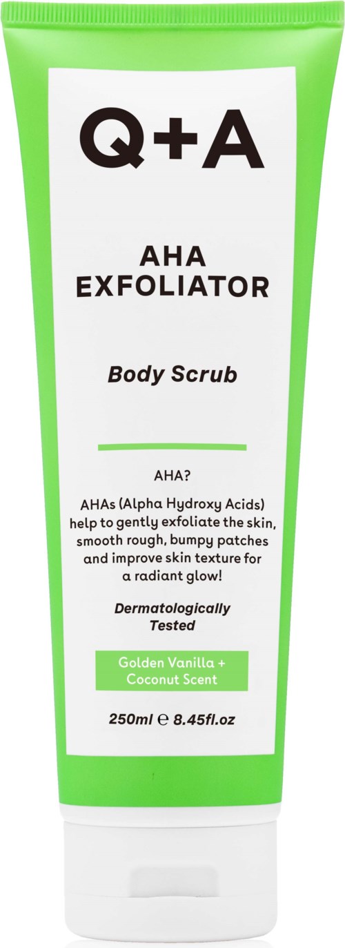 Q+A AHA Exfoliator Body Scrub 250 ml