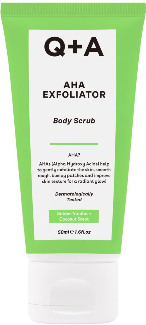 Q+A AHA Exfoliator Body Scrub 50 ml