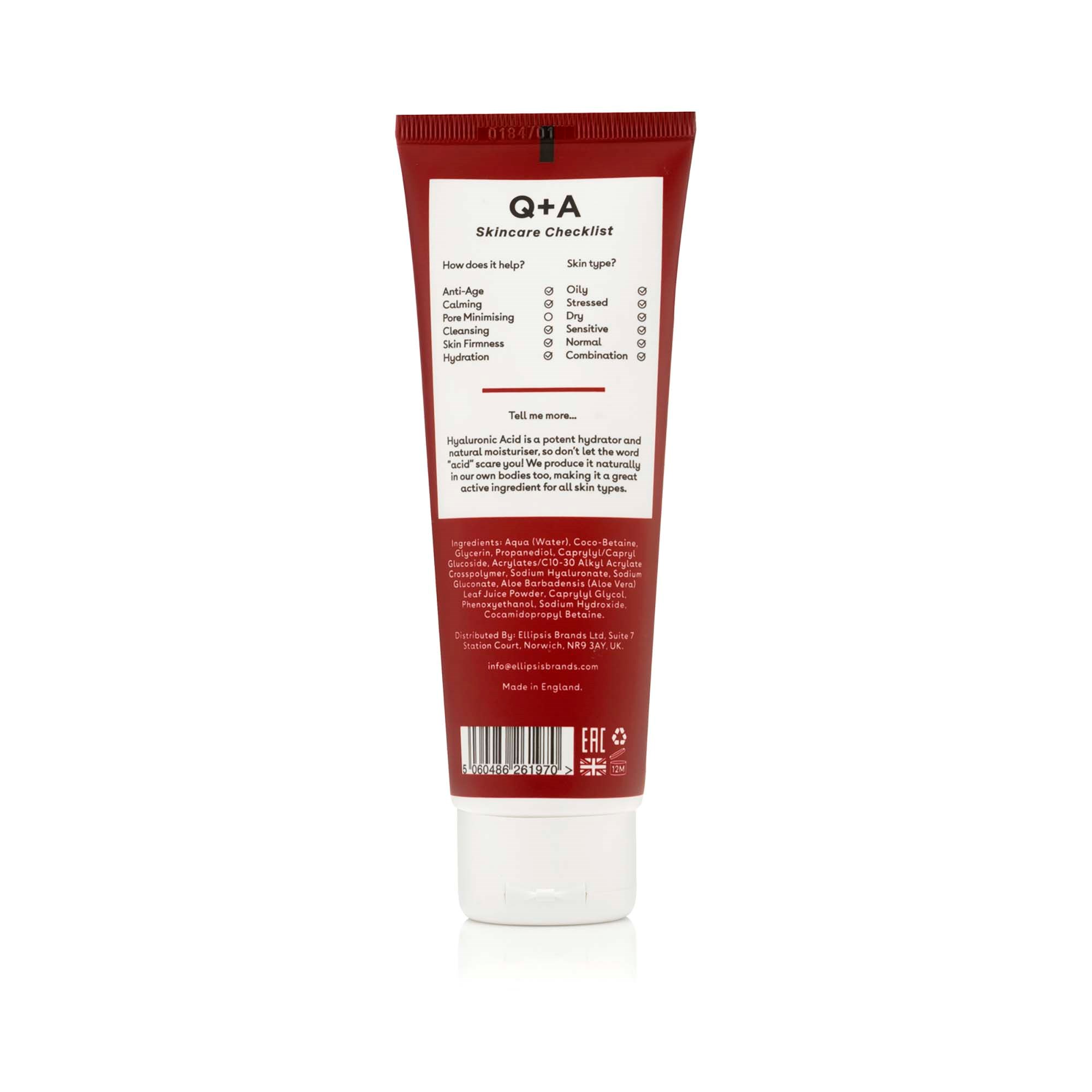 Alternativ bild 1 för Q+A Hyaluronic Acid Gel Cleanser 125 ml