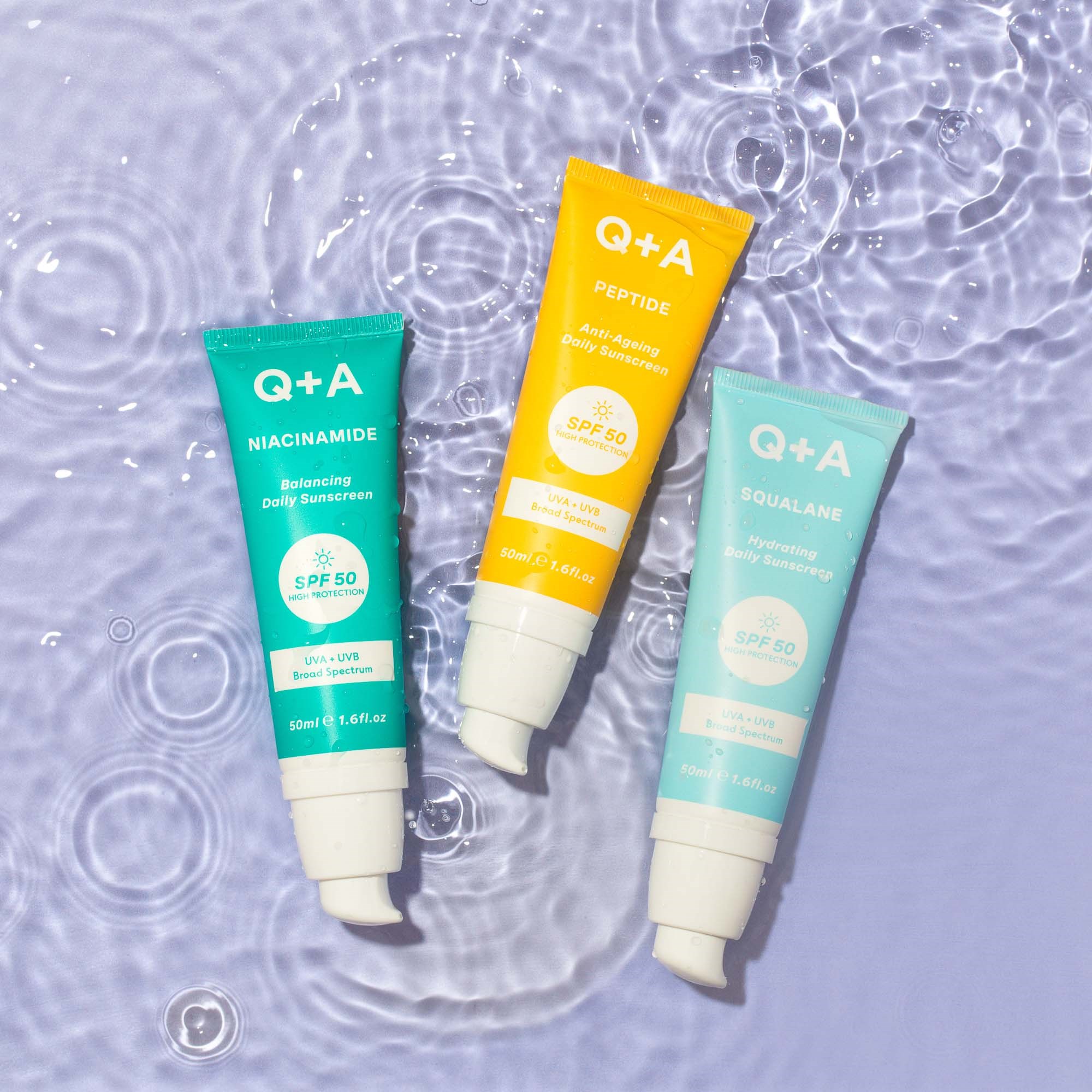 Q+A Niacinamide Balancing Face Sunscreen SPF 50 50 ml (obrázok 5)