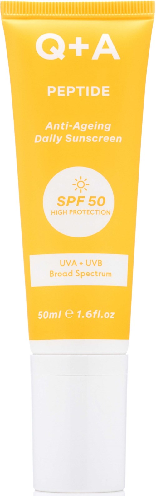 Q+A Peptide Renewing Face Sunscreen SPF 50 50 ml
