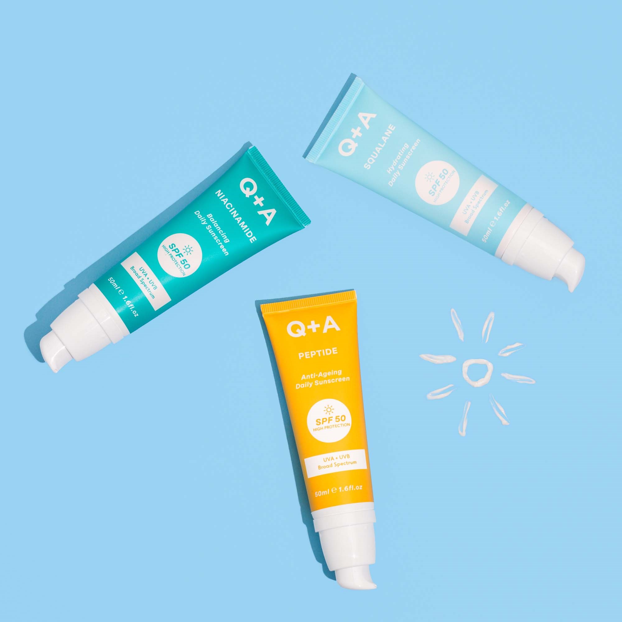 Q+A Peptide Renewing Face Sunscreen SPF 50 50 ml (obrázok 4)
