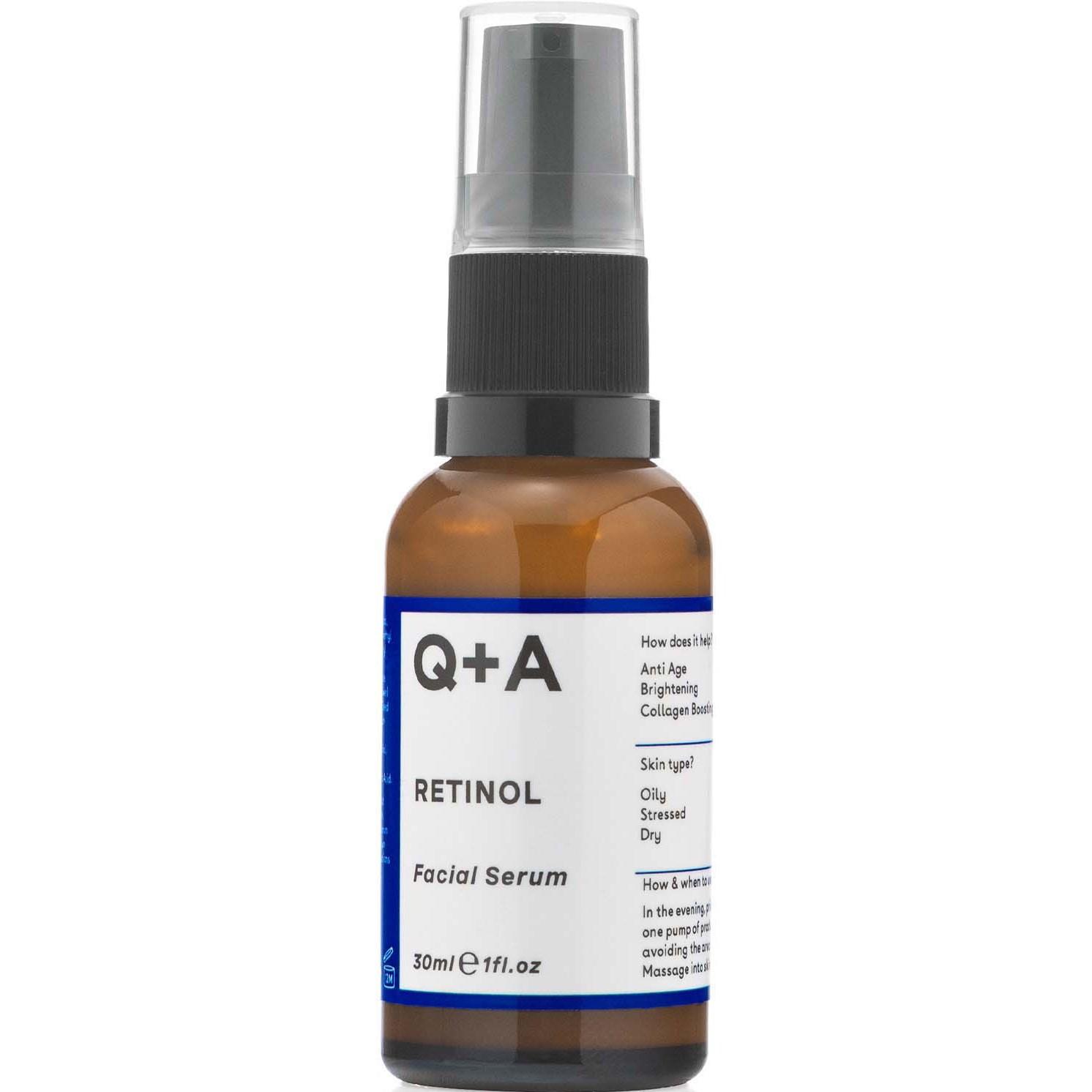 Q+A Retinol 0.2% Serum 30 ml billede
