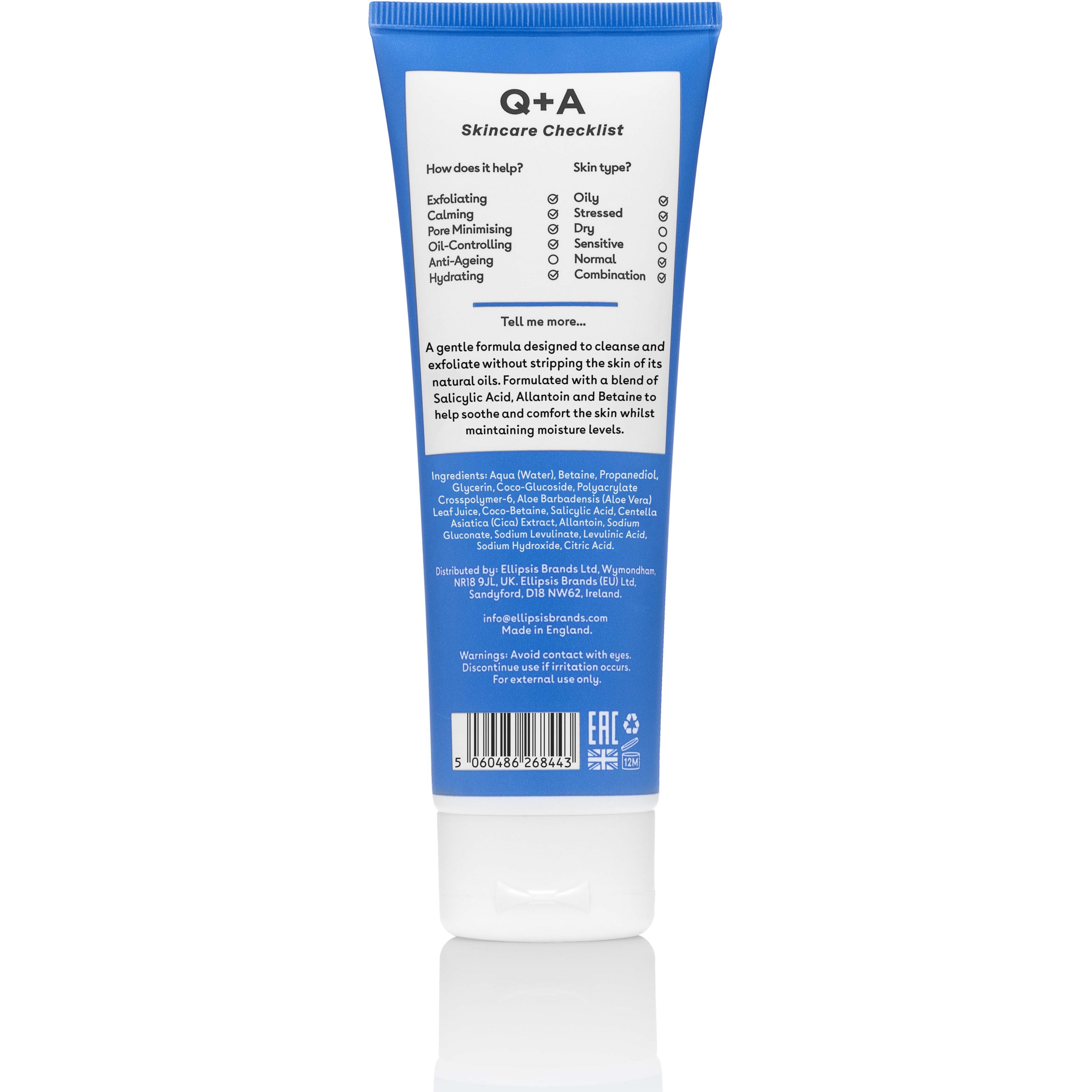 Alternativ bild 1 för Q+A Salicylic Acid Cleanser 125 ml