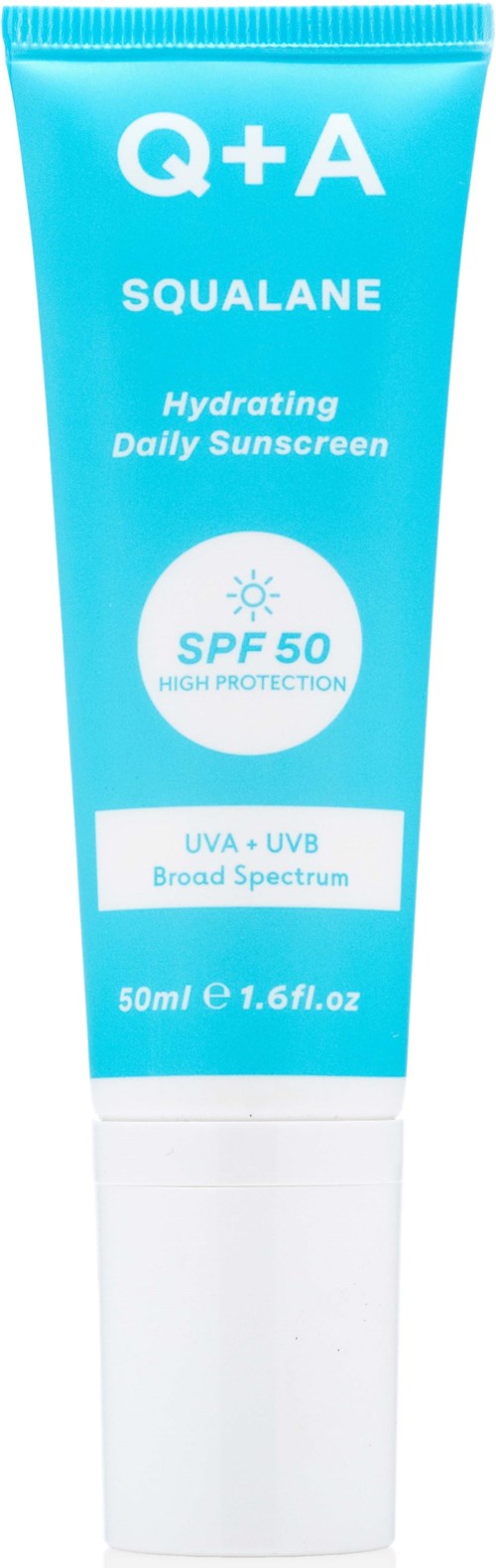 Q+A Squalane Hydrating Face Sunscreen SPF 50 50 ml