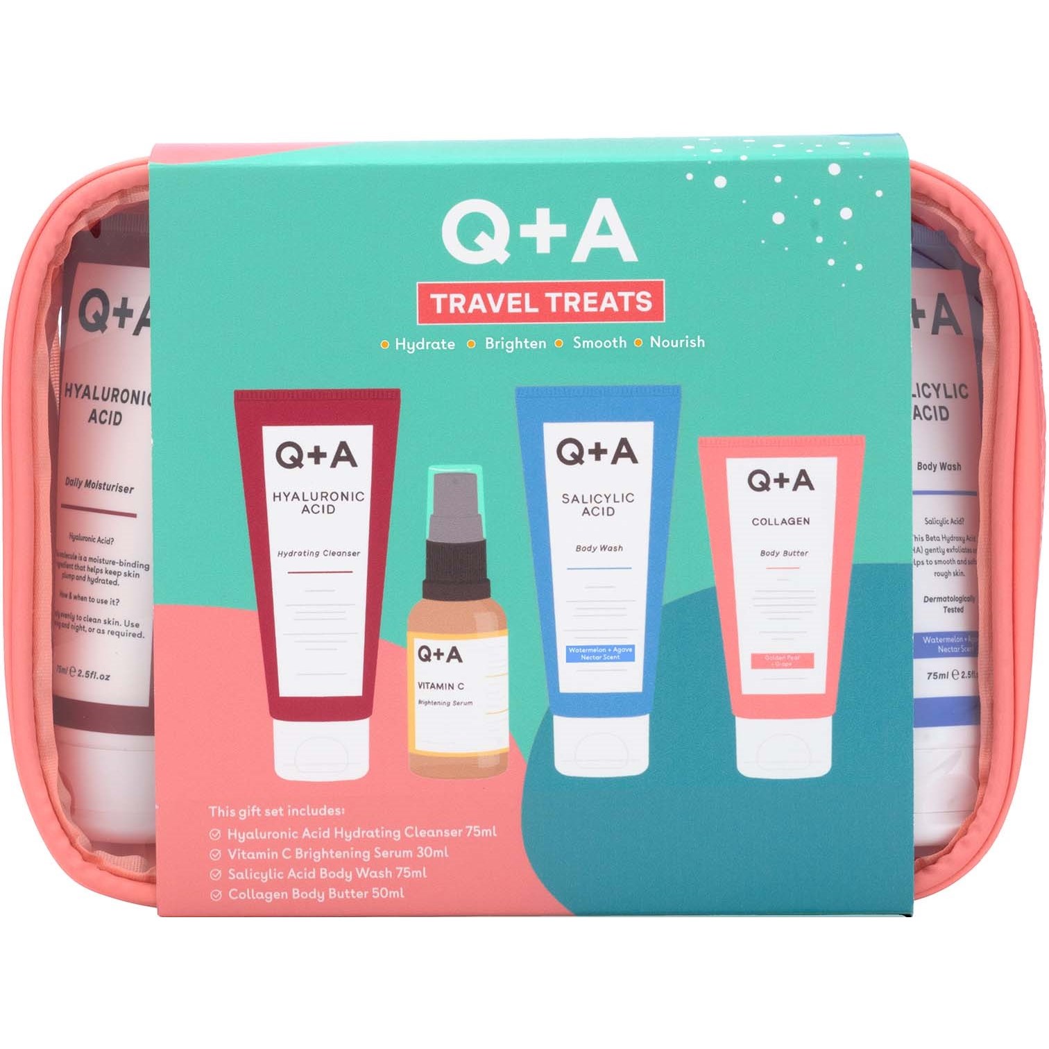 Q+A Travel Treats Gift Set