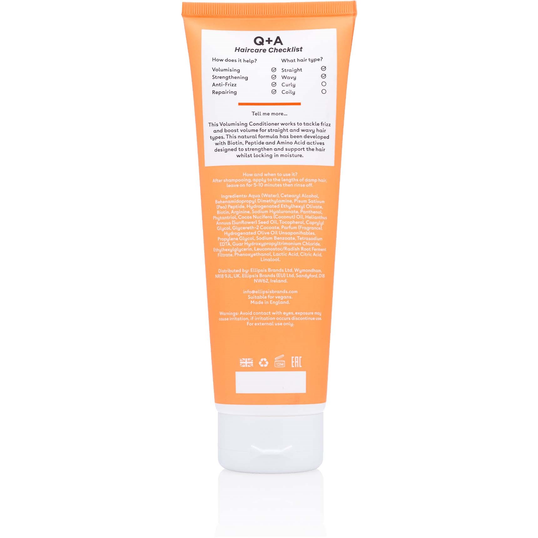 Alternativ bild 1 för Q+A Volumising Conditioner 250 ml