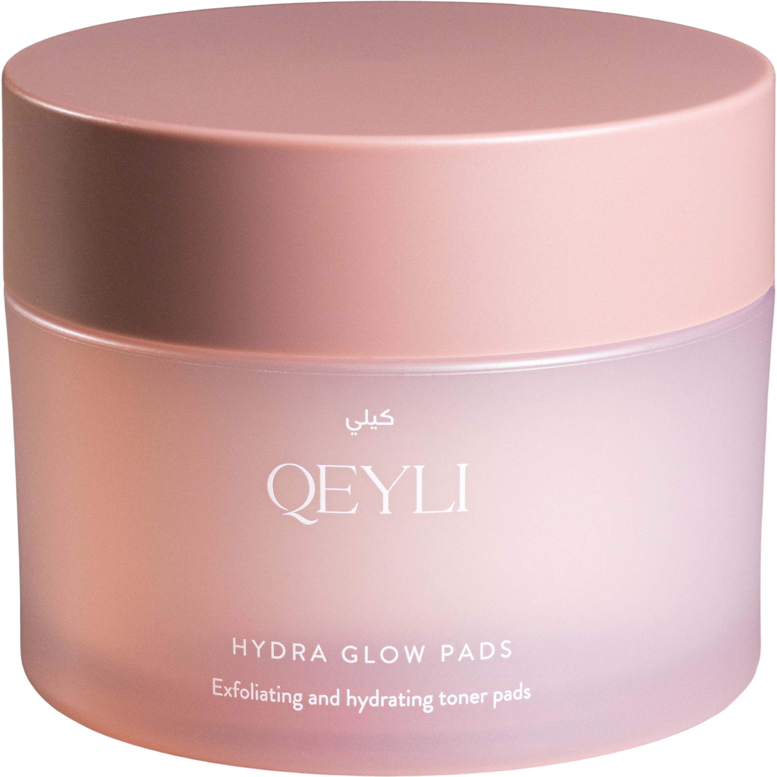 QEYLI Hydra Glow Pads Exfoliating And Hydrating Toner Pads 30 st parfym
