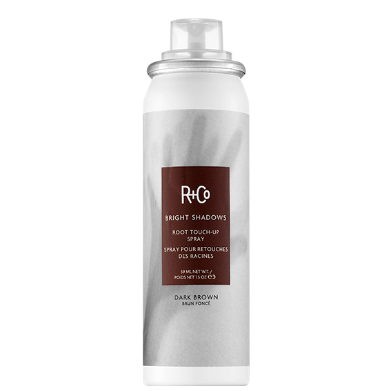 R+Co Bright Shadows Root Touch-Up Spray Dark Brown