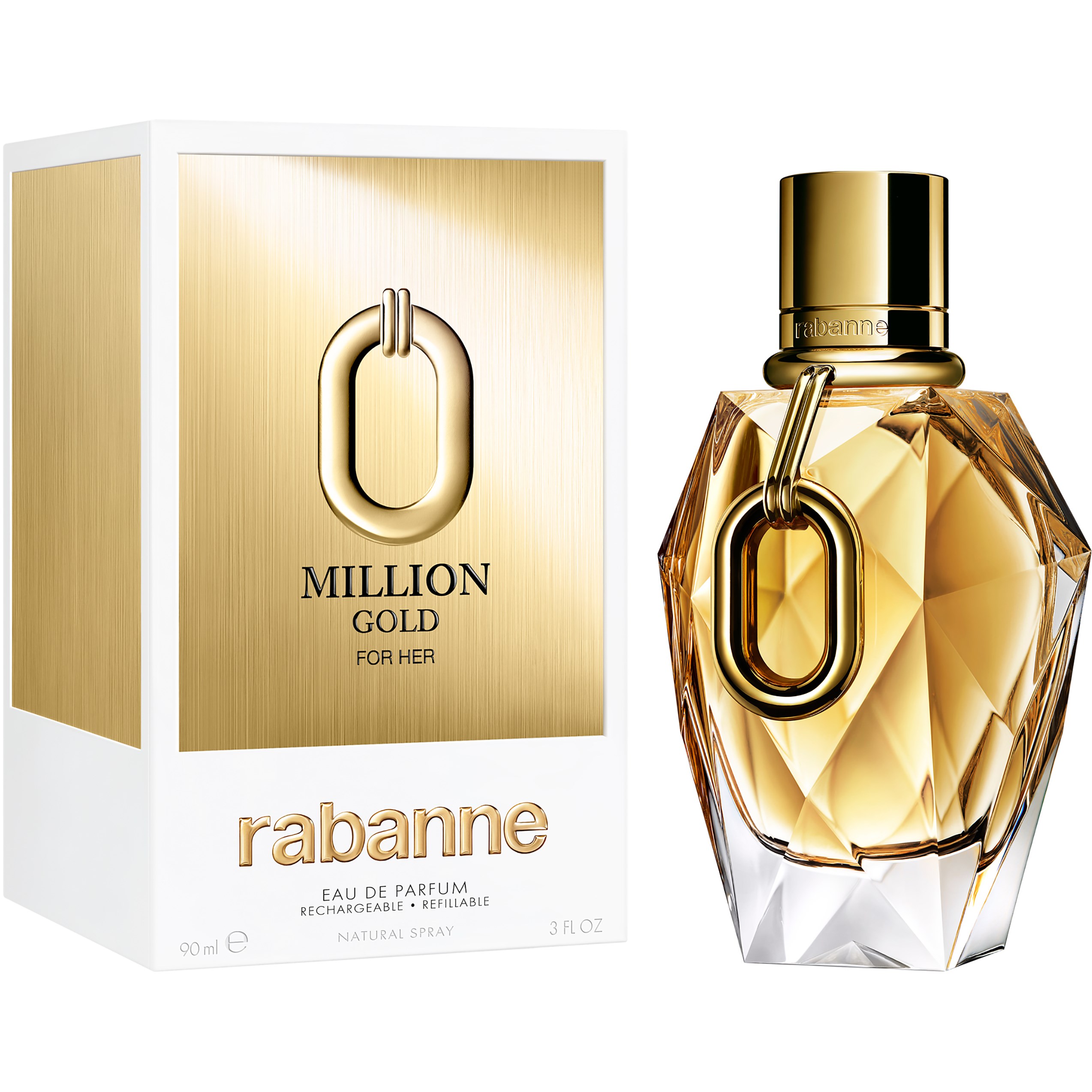 Alternativ bild 1 för Rabanne Million For Her Eau de Parfum Refillable 90 ml