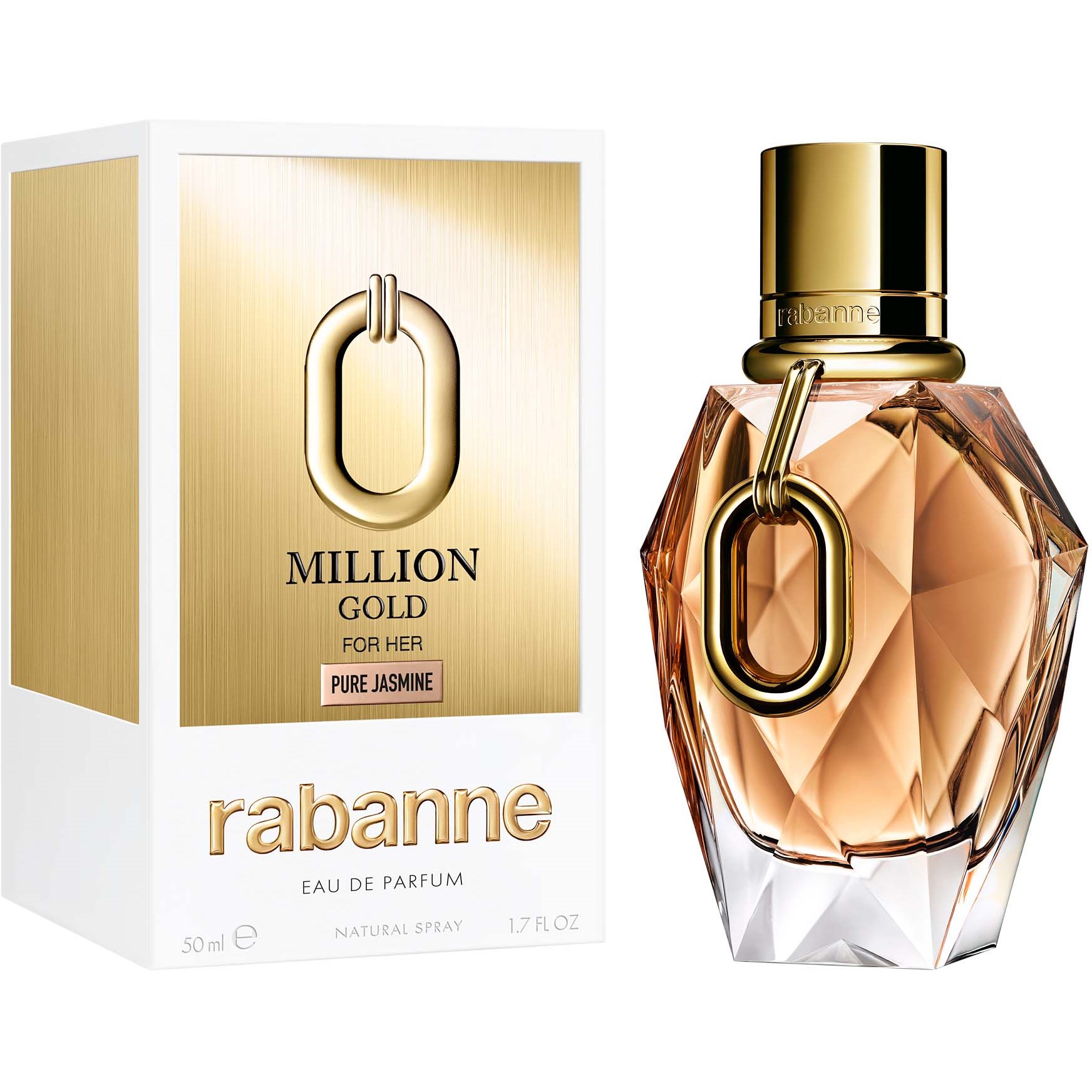 Alternativ bild 1 för Rabanne Million Gold for Her LE Jasmine Eau de Parfum - 50 ml