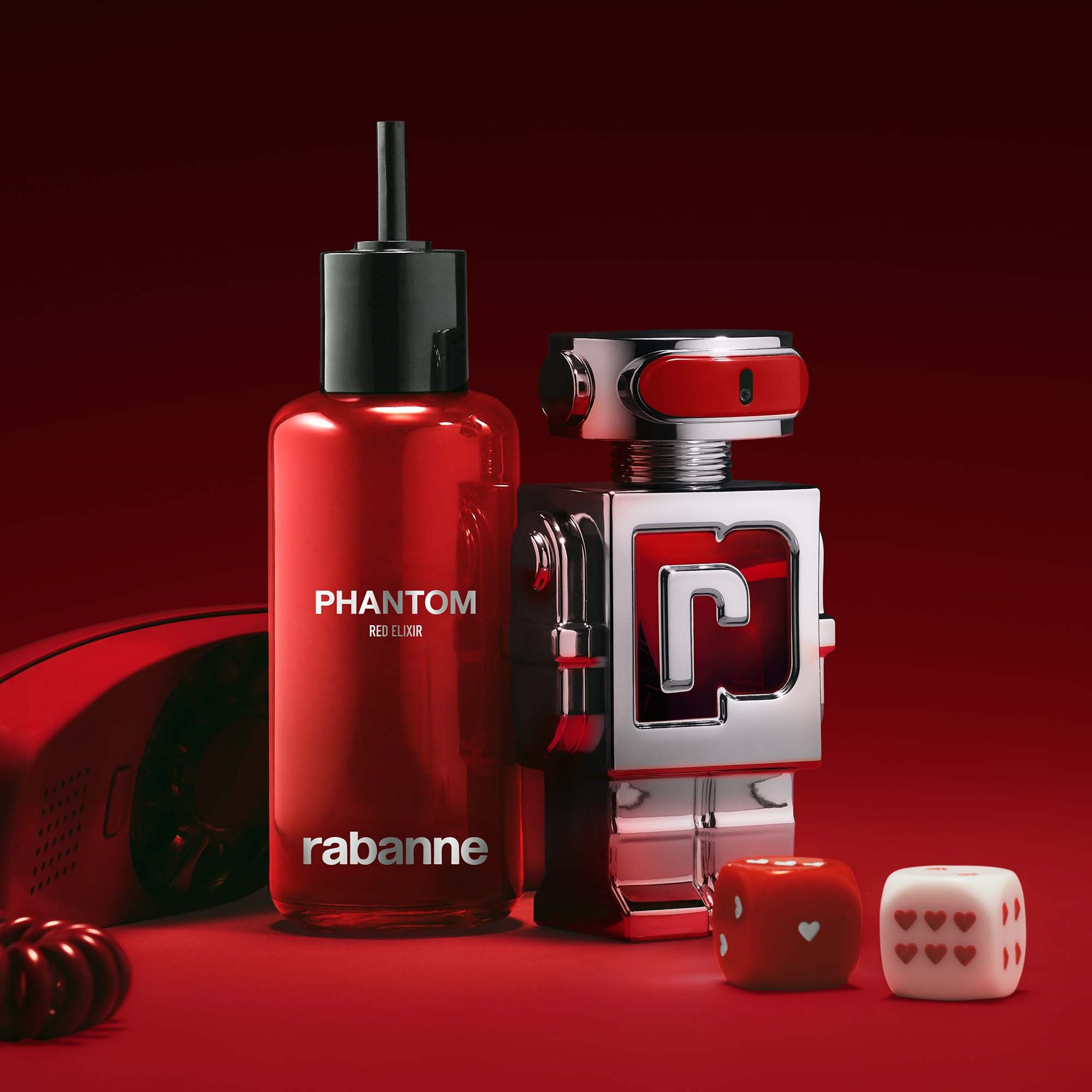 Rabanne Phantom In Red Parfum Elixir 200 ml (obrázok 6)