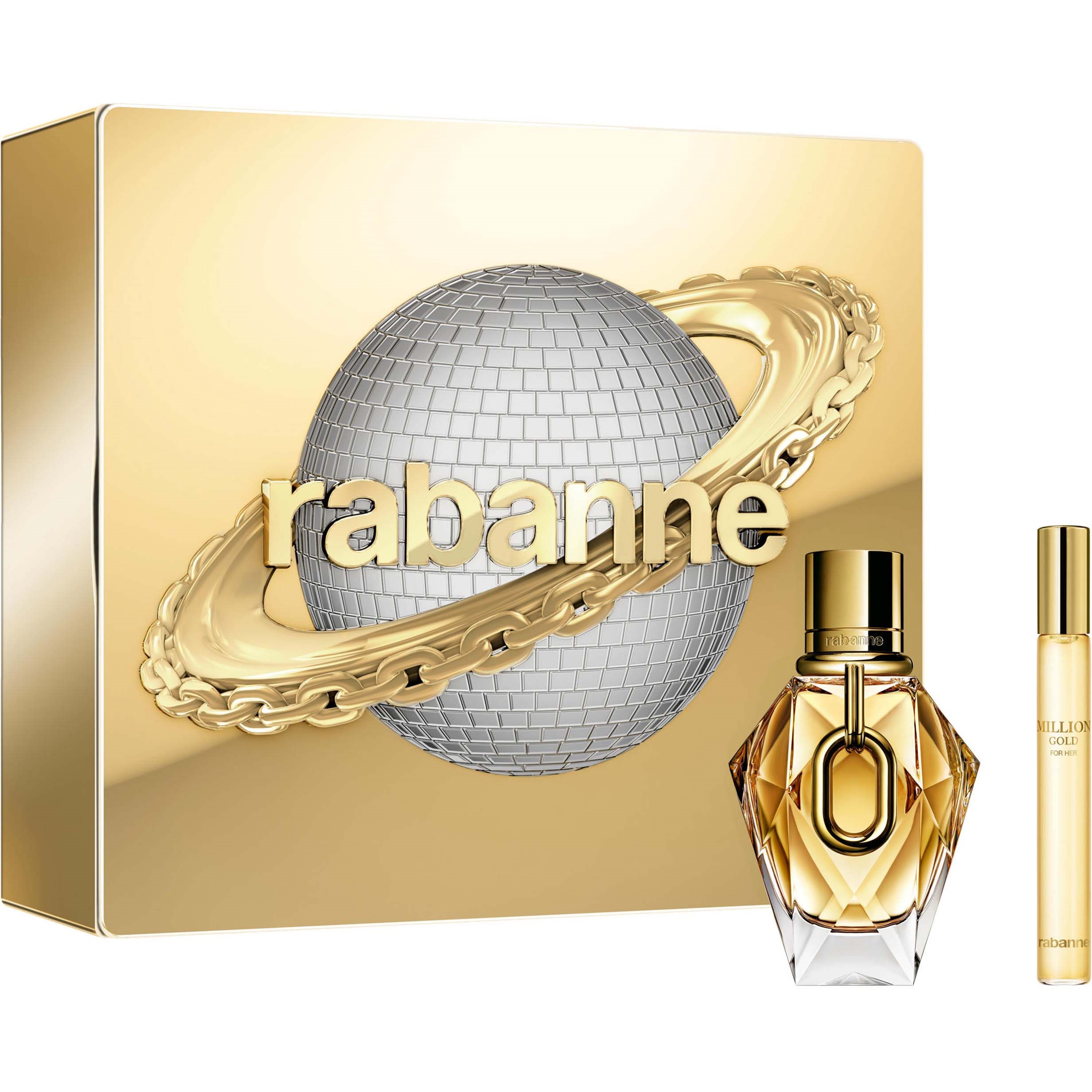 Rabanne Set Million Gold For Her Eau de Parfum 50 ml + 10 ml