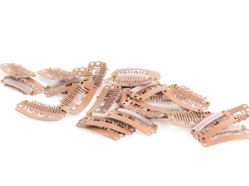 Rapunzel of Sweden 10-Pack Clip-On Clips Brun #4