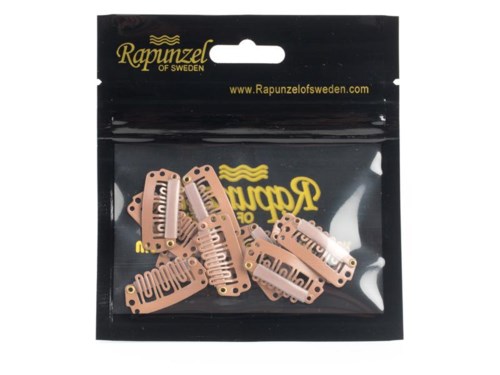 Rapunzel of Sweden 10-Pack Clip-On Clips Brun #4