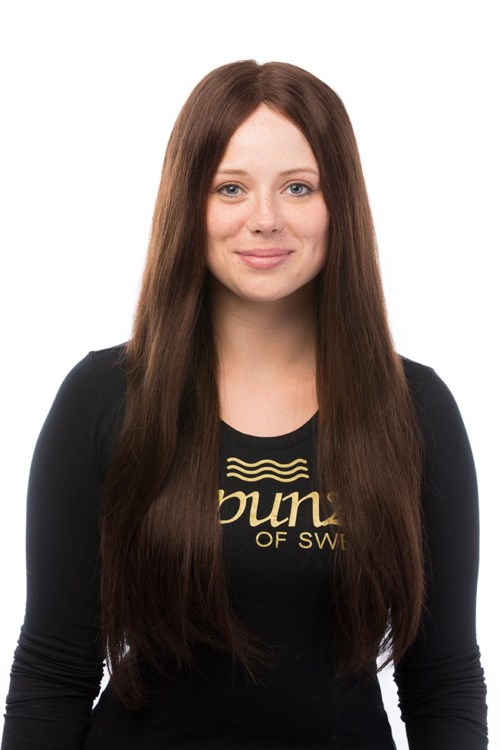 Rapunzel of Sweden Lace Wig - Human hair   2.3 Chocolate Brown