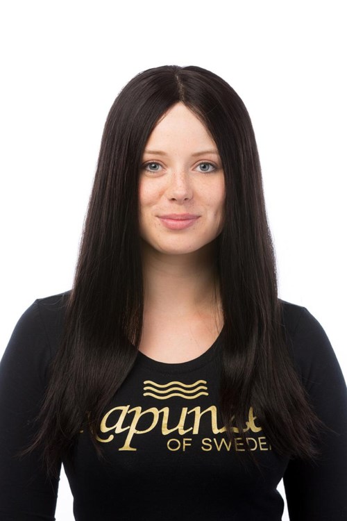 Rapunzel of Sweden Lace Wig - Human hair 1.1 Intense Black