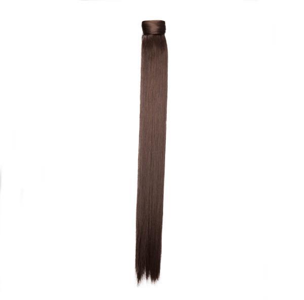 Rapunzel Clip-in Ponytail Synthetic 2.2 Coffee Brown 50 cm