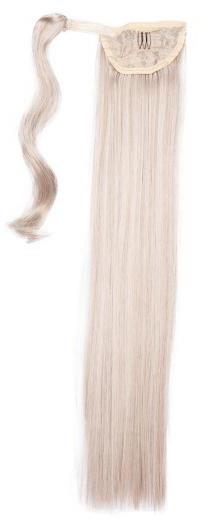 Rapunzel Clip-in Ponytail Synthetic 10.5 Grey 50 cm