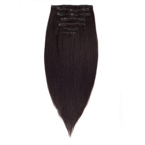 Rapunzel of Sweden Clip-on set Original 7 pieces 40 cm 1.2 Black Brown