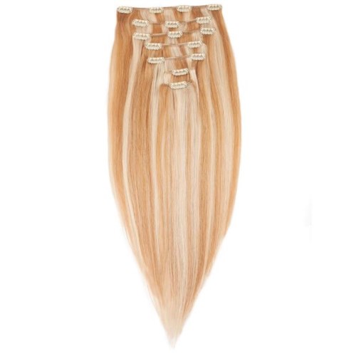 Rapunzel of Sweden Clip-on set Original 7 pieces 40 cm M7.4/8.0 Summer Blonde