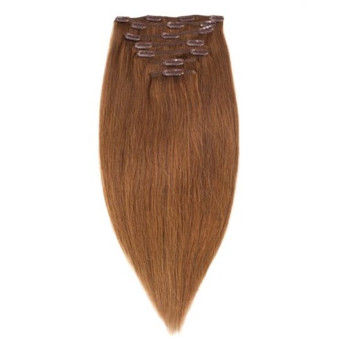 Rapunzel of Sweden Clip-on set  Original 7 pieces 40 cm 5.0 Brown