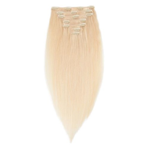 Rapunzel of Sweden Clip-on set Original 7 pieces 40 cm 8.0 Light Golden Blonde