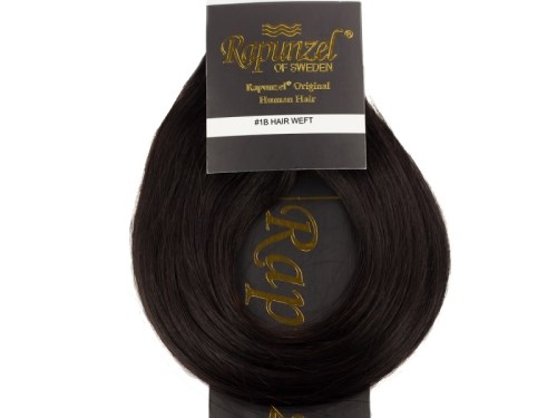 Rapunzel of Sweden Hair weft Original Straight 50 cm 1.2 Black Brown