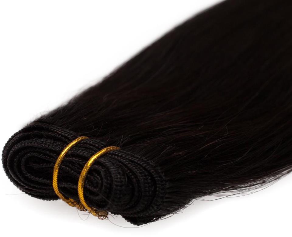 Rapunzel Hair Weft Original Straight 1.2 Black Brown 50 cm