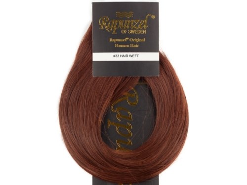 Rapunzel of Sweden Hair weft Hair Weft Original Straight 5.5 Mahogany Brown 50 cm