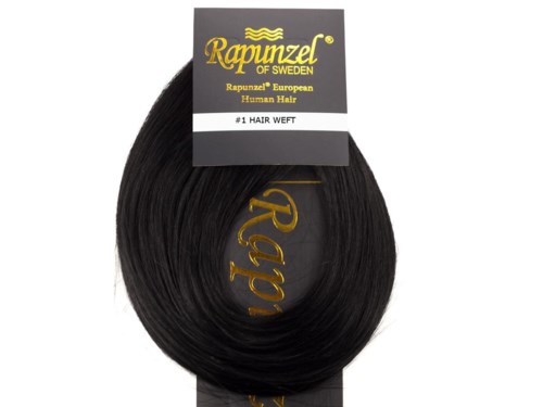 Rapunzel of Sweden Hair weft Premium Straight 50 cm 1.0 Black