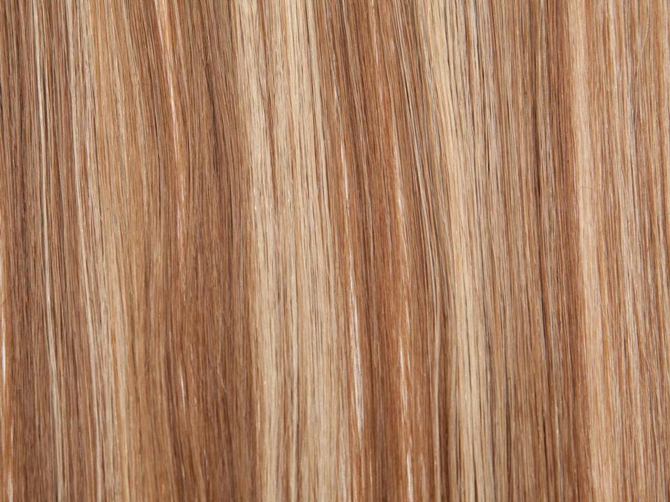 Rapunzel Hair Weft Premium Straight M5.4/7.8 Strawberry Brown Mix 50 cm