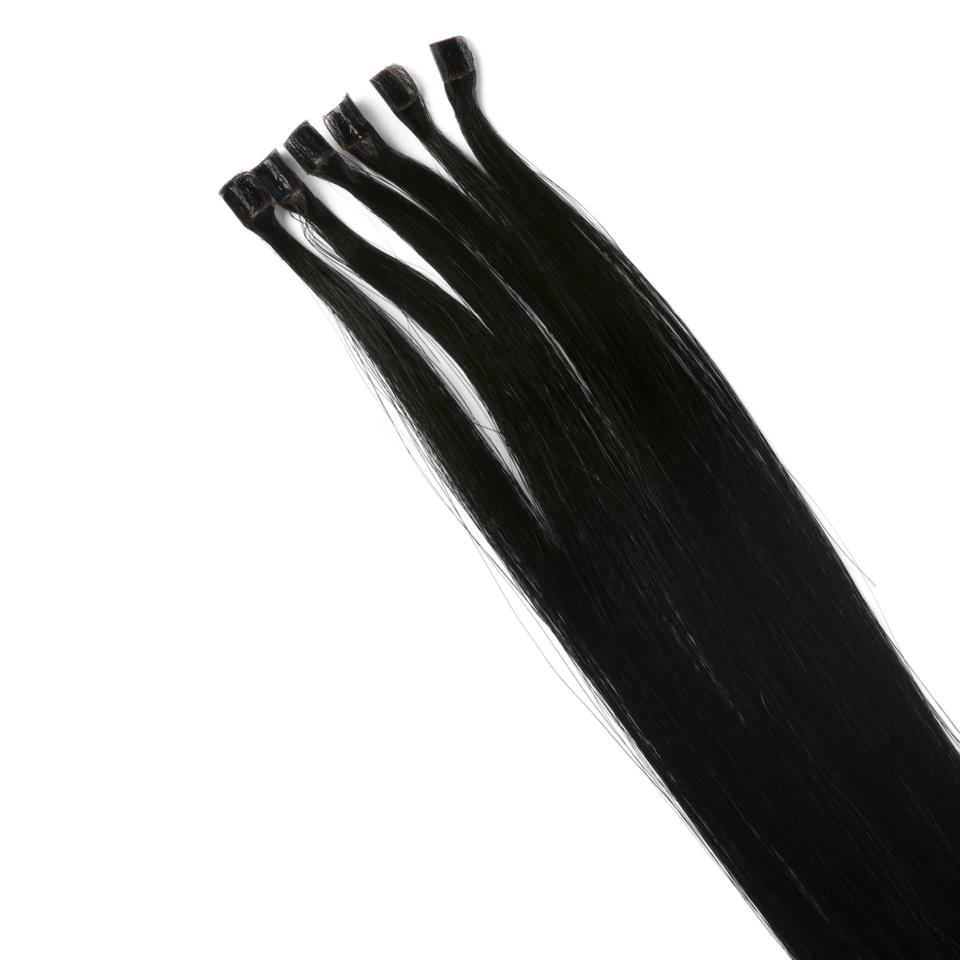 Rapunzel Nail Hair Premium Straight 1.0 Black 50 cm