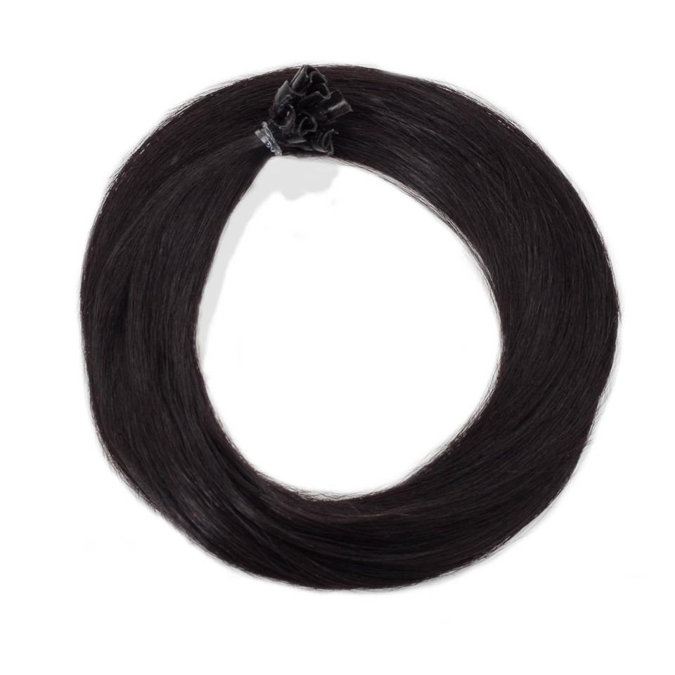 Rapunzel Nail Hair Premium Straight 1.2 Black Brown 50 cm