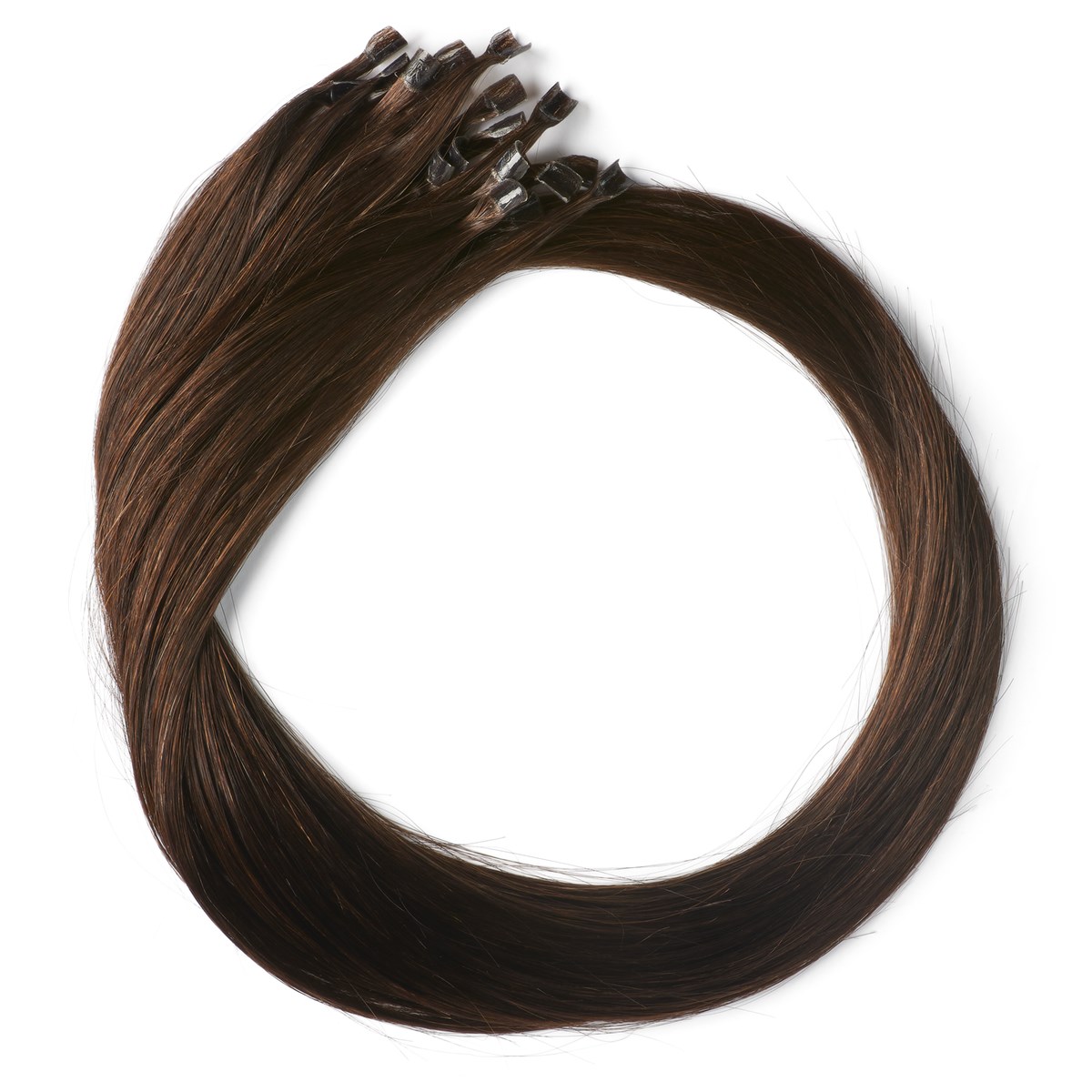 Rapunzel of Sweden Nail Hair Premium Straight 50 cm 2.3 Chocolate Brow