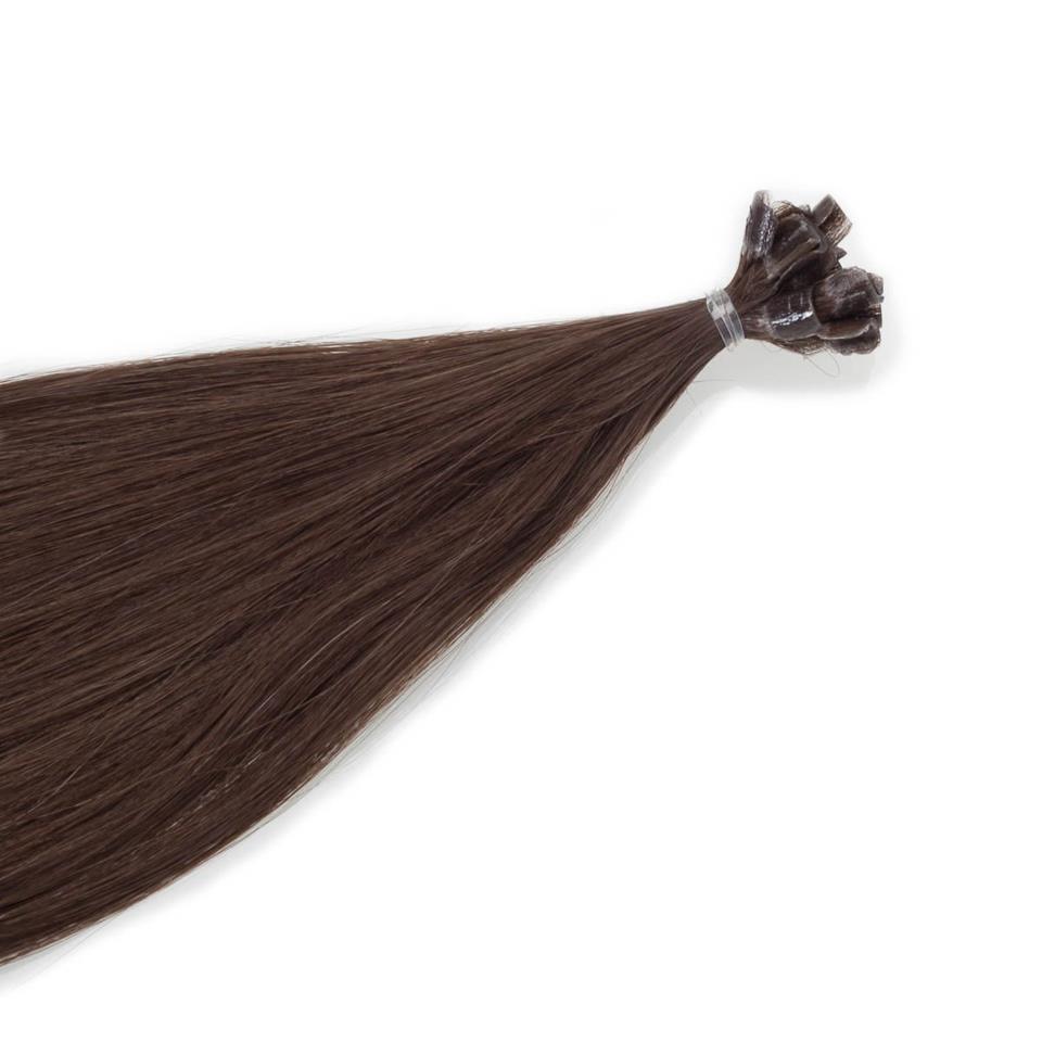 Rapunzel Nail Hair Premium Straight 2.6 Dark Ash Brown 50 cm