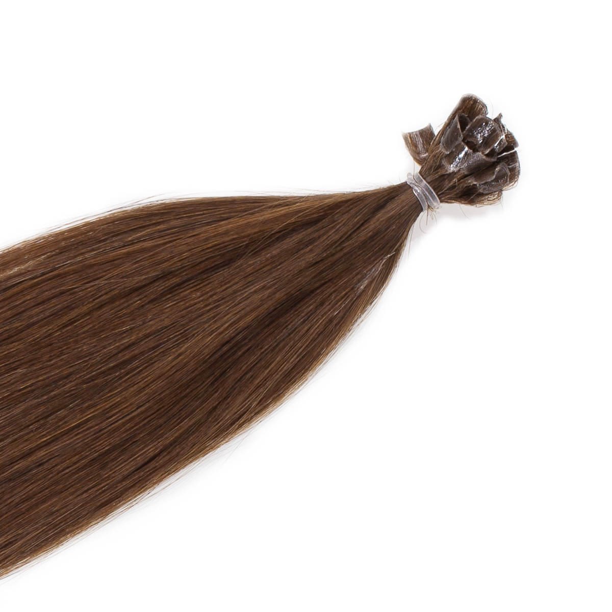 Alternativ bild 1 för Rapunzel of Sweden Nail Hair Premium Straight 50 cm 5.0 Brown