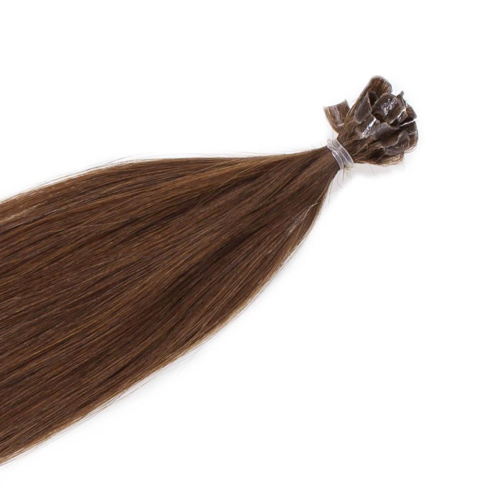 Rapunzel Nail Hair Premium Straight 5.0 Brown 50 cm