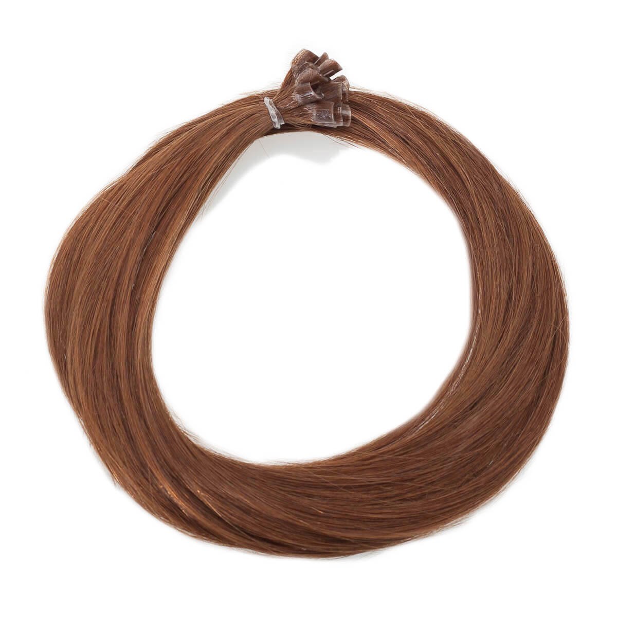 Rapunzel of Sweden Nail Hair Premium Straight 50 cm 5.4 Copper Brown