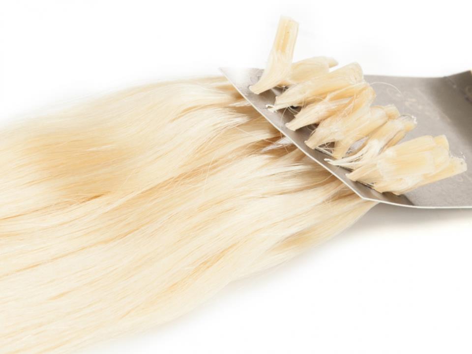 Rapunzel Nail Hair Premium Straight 8.0 Light Golden Blonde 60 cm