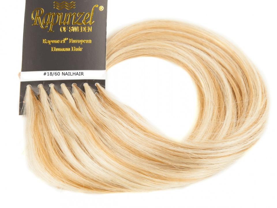Rapunzel Nail Hair Premium Straight M7.5/10.8 Scandinavian Blonde Mix 60 cm