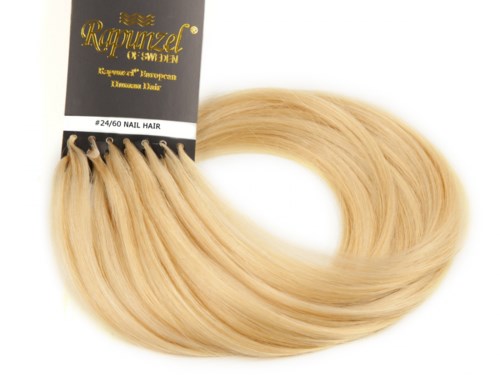 Rapunzel of Sweden Nail Hair Premium Straight 60 cm M7.8/10.8 Light Golden Mix