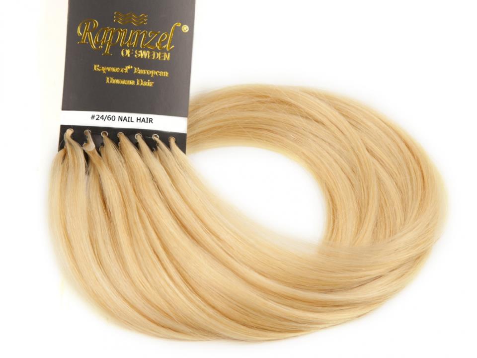 Rapunzel Nail Hair Premium Straight M7.8/10.8 Light Golden Mix 60 cm