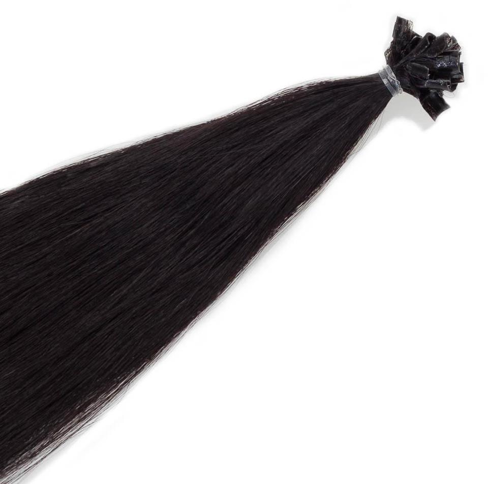 Rapunzel Nail Hair Original Straight 1.2 Black Brown 50 cm