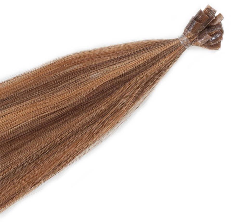 Rapunzel Nail Hair Original Straight M5.0/7.4 Golden Brown Mix 50 cm